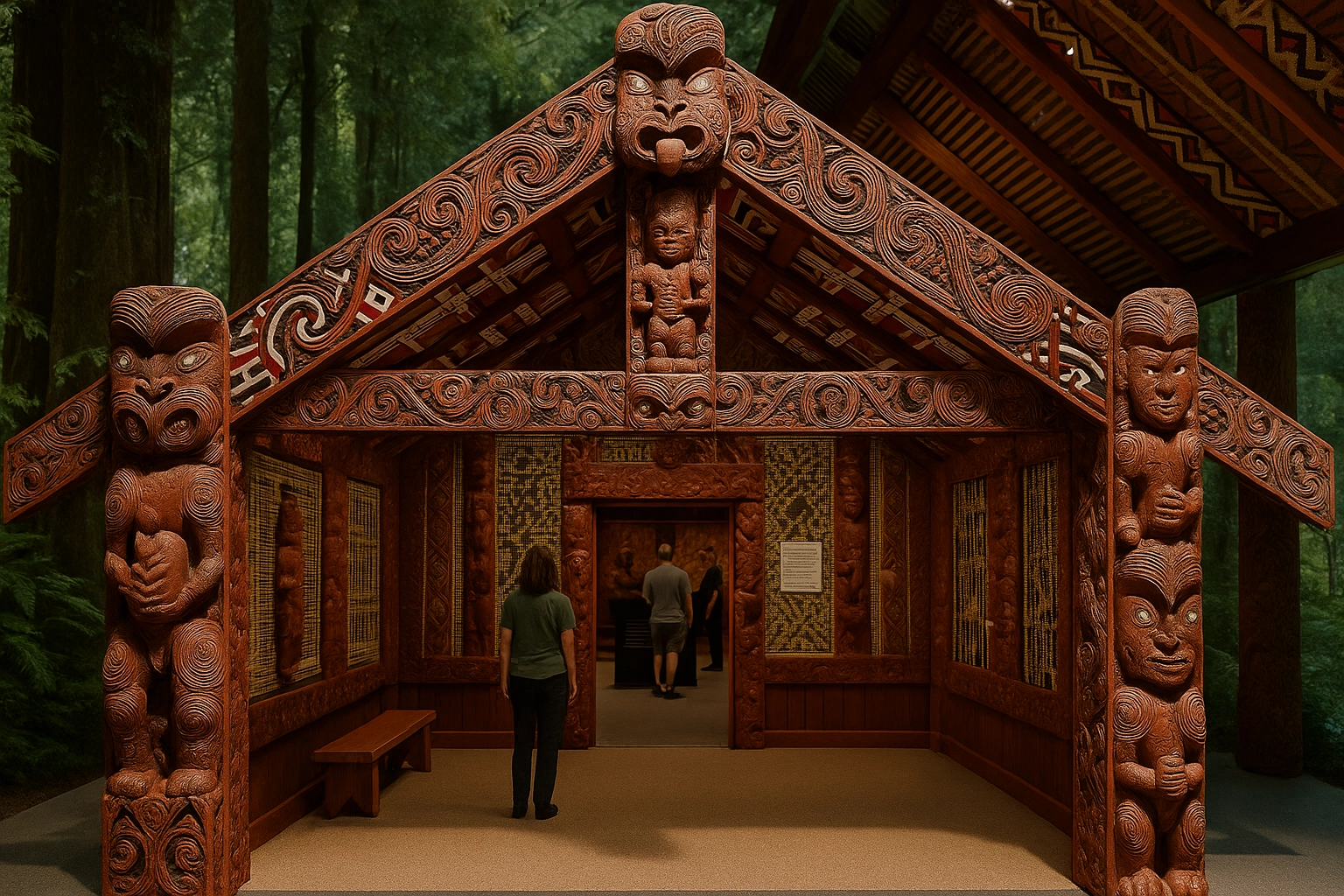 Maori Wisdom Exhibition Floor Plan